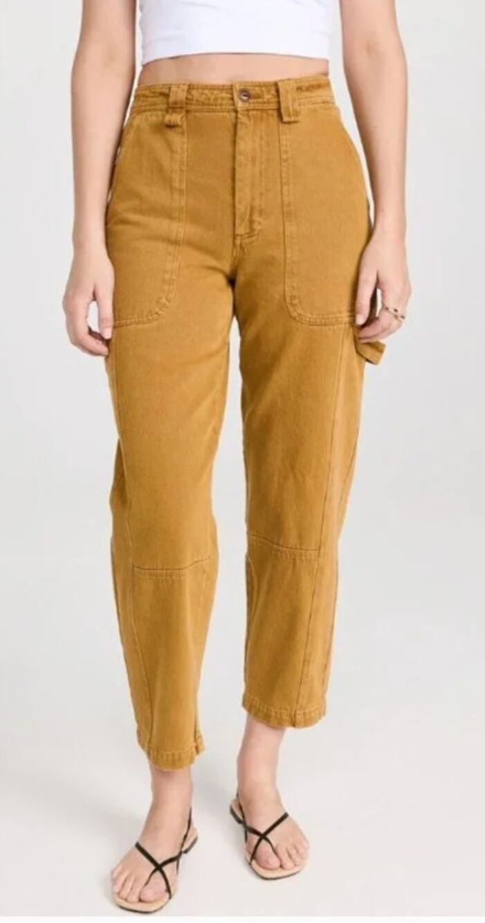 Alex Mill Phoebe Utility Pants Golden Khaki Bottoms Womens Size 6